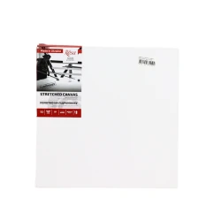 Холст на подрамнике Rosa, 30x30 см, мелкое зерно, 300 г/м², лен, акрил, белый