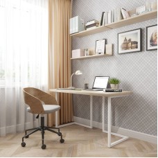 Yazı masası 3563_M2LoftTTSonwh Sonoma, LDSP, 75x66x136 sm
