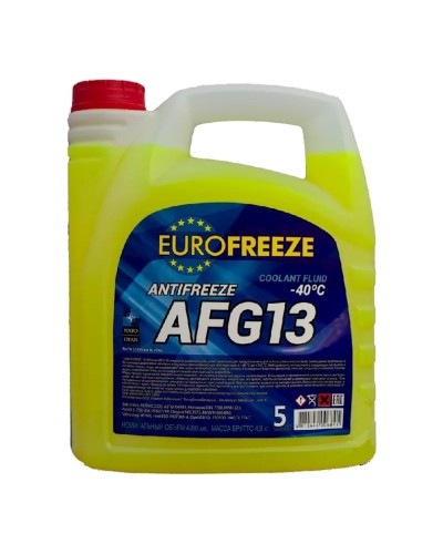Antifriz Eurofreeze AFG 13 5 l, sarı