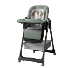 Uşaq yedizdirmə oturacağı Kidilo FS-002, 4 aydan, yaşıl