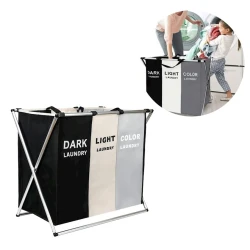 Корзина для белья B09N8MRFM6, 60x38x68 см Корзина для белья B09N8MRFM6, 60x38x68 см