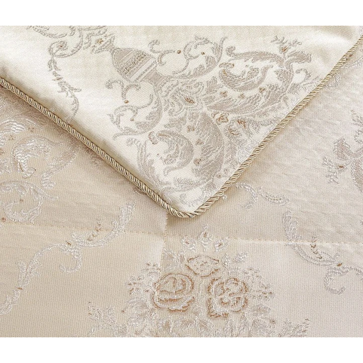 Örtük və yastıq üzü dəsti Sonna Belle Венера, 260x240 sm, avro, jakkard, bej