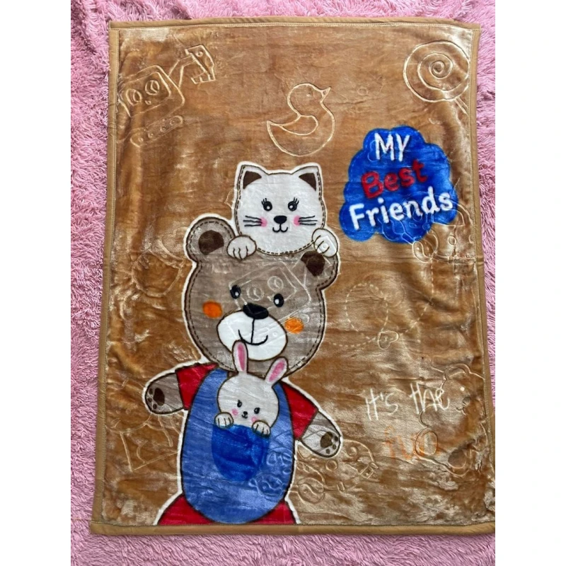 Uşaq yorğanı Sahara SHA-00001366, yun, rəngbərəng, 100x140 sm Uşaq yorğanı Sahara SHA-00001366, yun, rəngbərəng, 100x140 sm