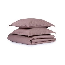 Yataq dəsti Askona Home Collection 1127, yorğan üzləri 200х220 sm, yastıq üzləri 50х70 sm, avro, satin, капучино, qəhvəyi