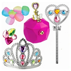 Yaradıcılıq dəsti kristallar yaratmaq üçün Jewel Secrets Princess, 5+ yaş