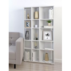 Stellaj 3563_StellajMpolWhite, 149.6x75x20.4 sm, LDSP, ağ