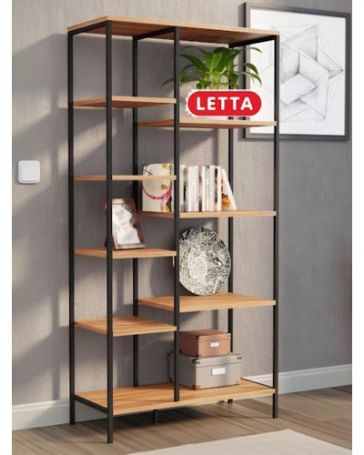 Stellaj Marina 3563_LetSpringCSStelBVot, LDSP-Loft, 152x34x75 sm, qəhvəyi