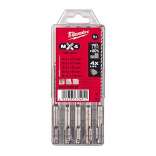 Burğu dəsti Milwaukee SDS-Plus MX4, 5 əd