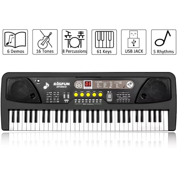 Детское пианино-синтезатор Bigfun BF830A2, с микрофоном Детское пианино-синтезатор Bigfun BF830A2, с микрофоном