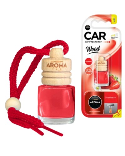 Aromatlaşdırıcı Aroma Car Wood Strawberry 6 ml