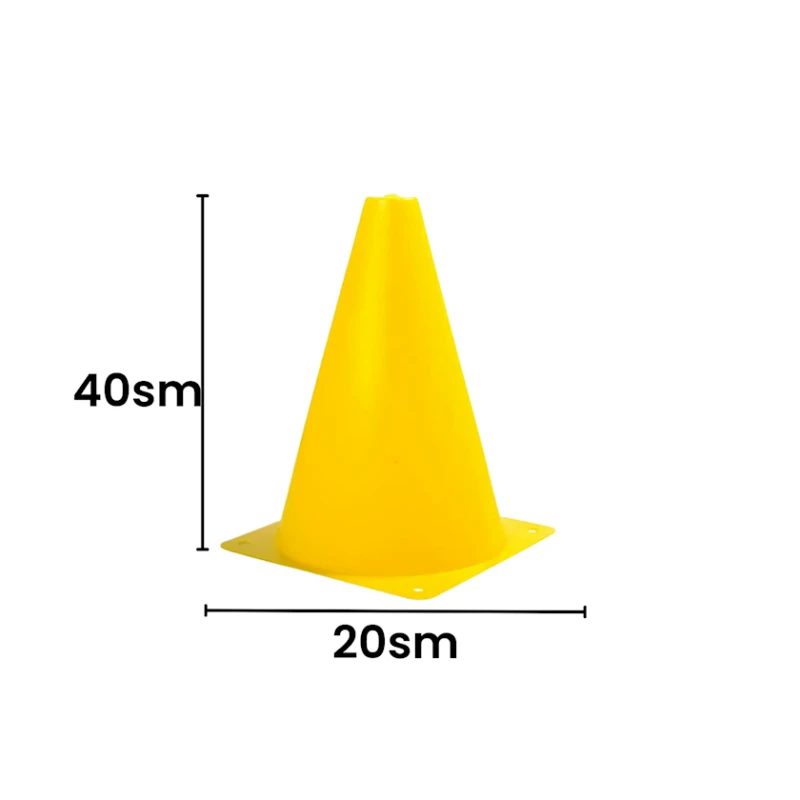 Məşq üçün konus 1599/1, 40x20 sm, göy