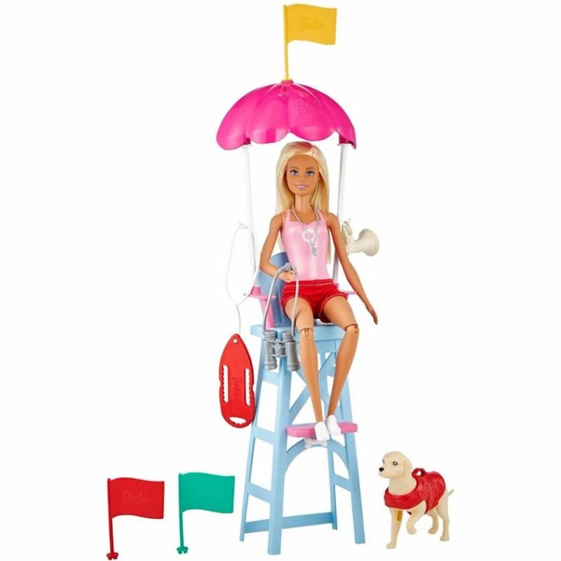 Игровой набор Barbie GLM53 Спасатель на пляже Игровой набор Barbie GLM53 Спасатель на пляже