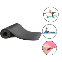 Yoqa üçün mat WS0686, qara, 180x80x1.5 sm