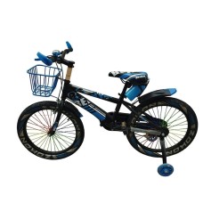 Uşaq velosipedi WF-449, göy/qara