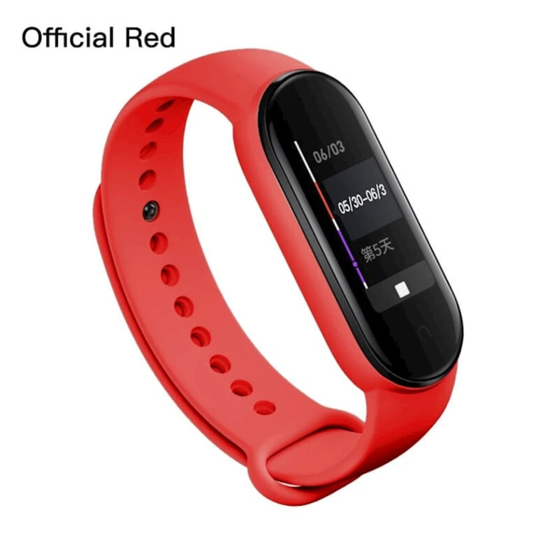Ремешок для Xiaomi Mi Band 5/6 Official Red
