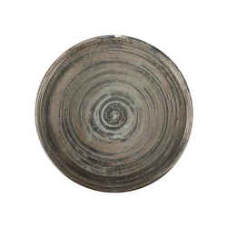Тарелка Porland Stoneware 04SWA000007, керамогранит, коричневая, 27 см