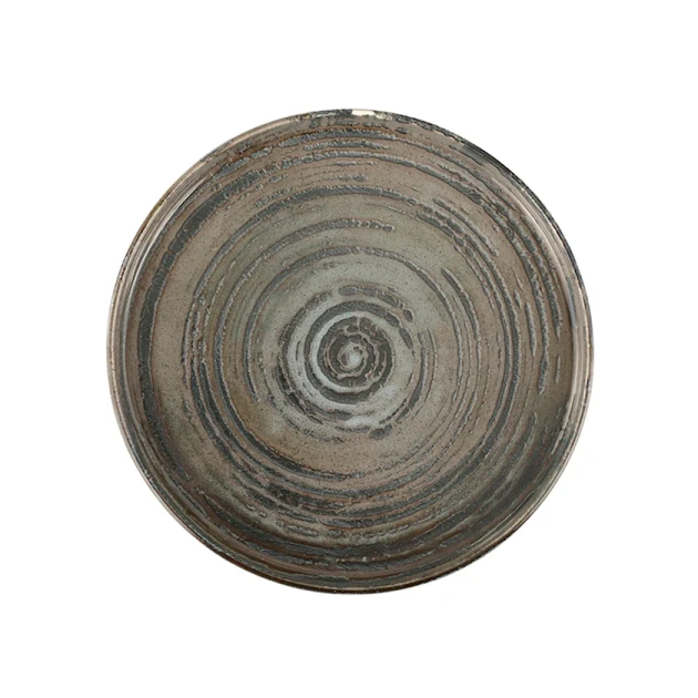 Тарелка Porland Stoneware 04SWA000007, керамогранит, коричневая, 27 см Тарелка Porland Stoneware 04SWA000007, керамогранит, коричневая, 27 см