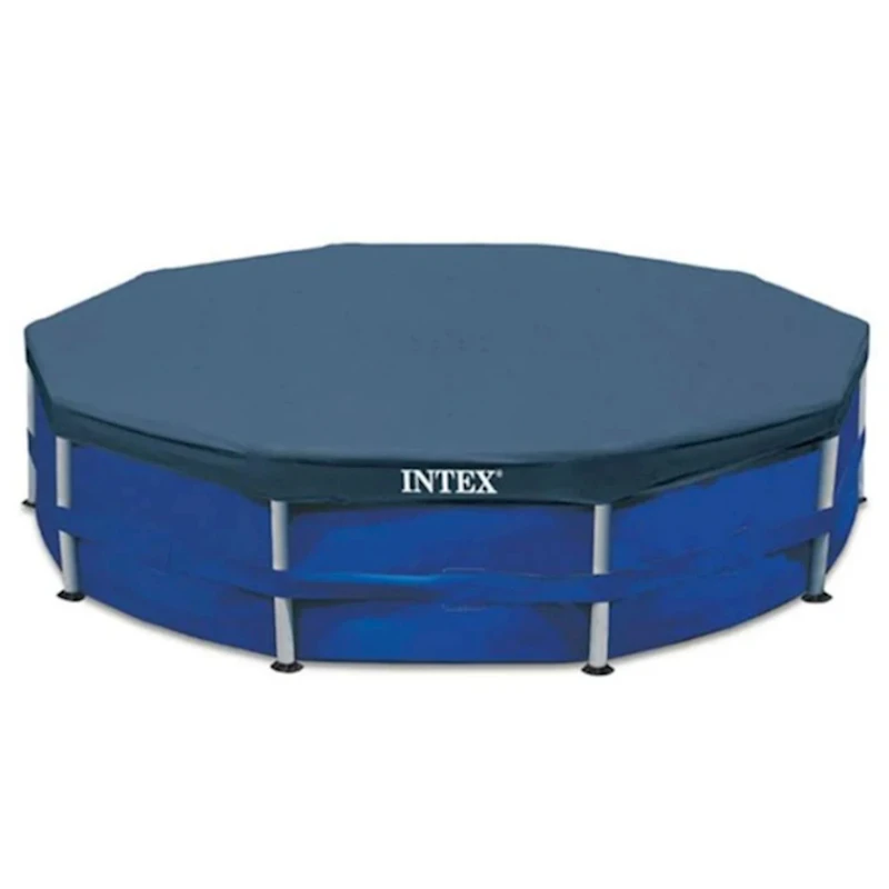 Тент для каркасного бассейна Intex Metal Frame Pools 28032, синий, 457 см Тент для каркасного бассейна Intex Metal Frame Pools 28032, синий, 457 см