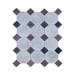 Dekorativ səkkizguşəli mozaika tamet daşları 1KV.