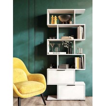 Stellaj ev_12116120, laminat, ağ, 73x23x175 sm