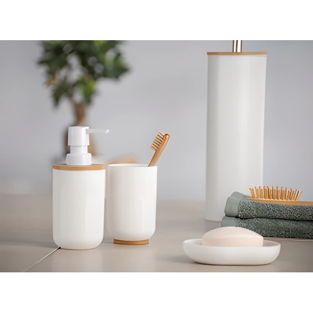 Стакан для зубных щеток Wenko Posa, белый Стакан для зубных щеток Wenko Posa, белый