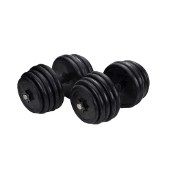 Набор резиновых гантелей TA sport 50 кг 2142/1, 25 х 25 кг, 2 шт