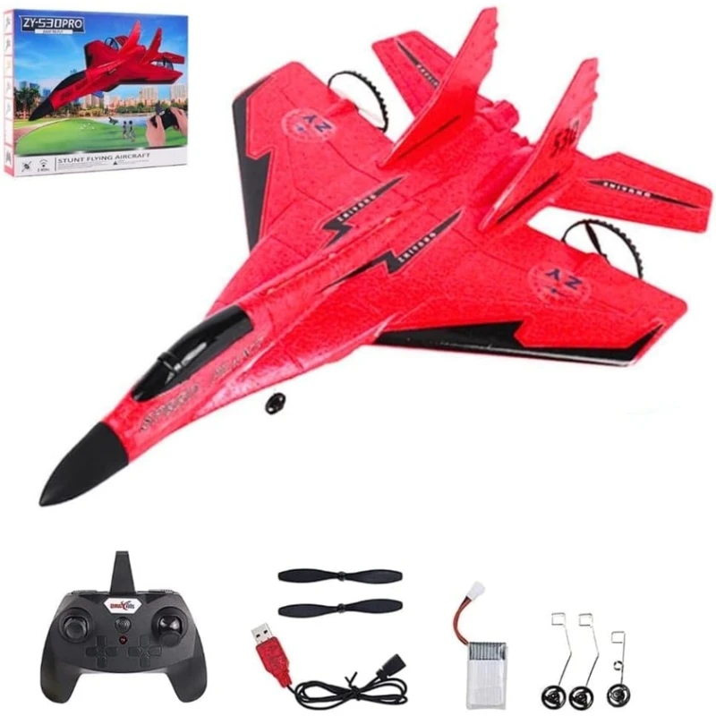 Uzaqdan idarəetmə təyyarə UGUR-D34, 41x34 sm, 7 yaşdan, qırmızı