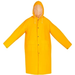 Плащ защитный Tolsen 45098, XL, полиэстер/PVC, желтый Плащ защитный Tolsen 45098, XL, полиэстер/PVC, желтый