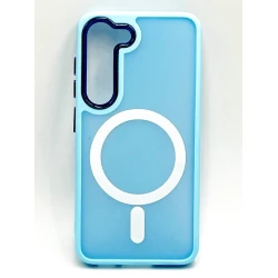 Çexol MagSafe Samsung Galaxy S23 üçün, mavi