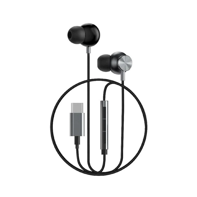 Проводные наушники Wiwu EB315 Hi-Fi Sound Quality Type-C Black