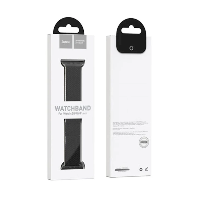 Ремешок Hoco WA05 Jane Eyre Series для Apple Watch 42/44/45/49 мм Black