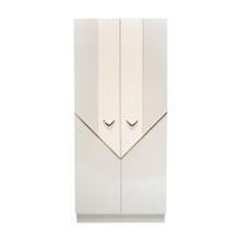 Şkaf Alzzoni 398, krem, 900x1980x450 mm
