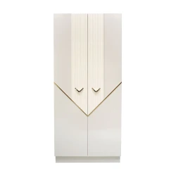 Шкаф Alzzoni 398, кремовый, 900x1980x450 мм