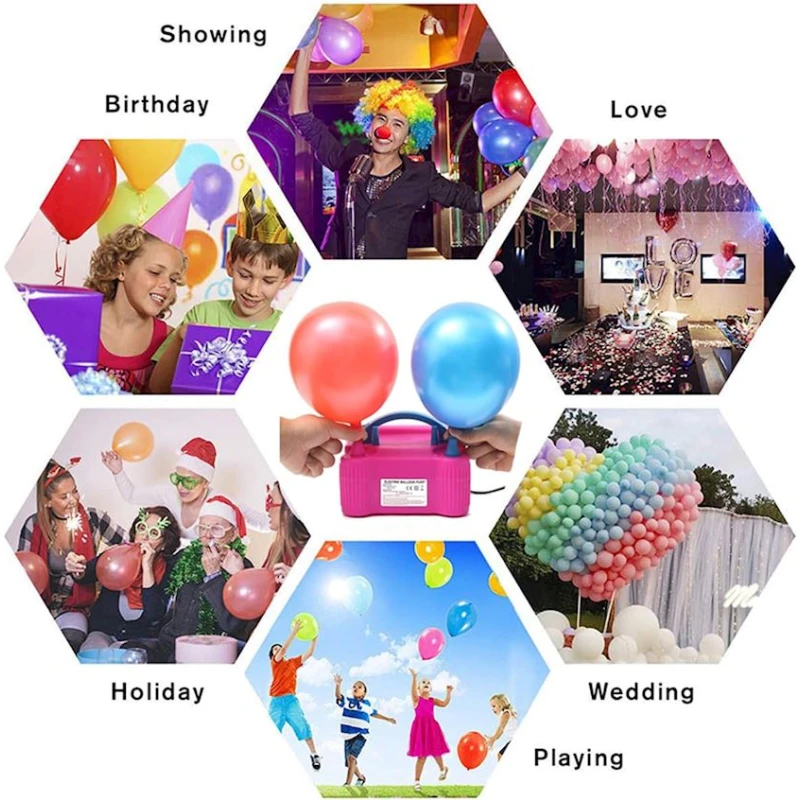 Насос электрический от сети Tospitgo, розовый/синий Насос электрический от сети Tospitgo, розовый/синий