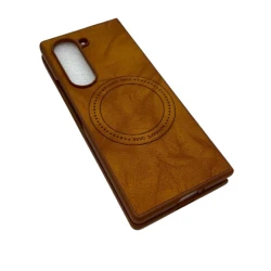 Чехол для Samsung Galaxy Z Fold 6 коричневый