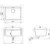 Кухонная мойка Aquasanita SQD 100-710 Кухонная мойка Aquasanita SQD 100-710