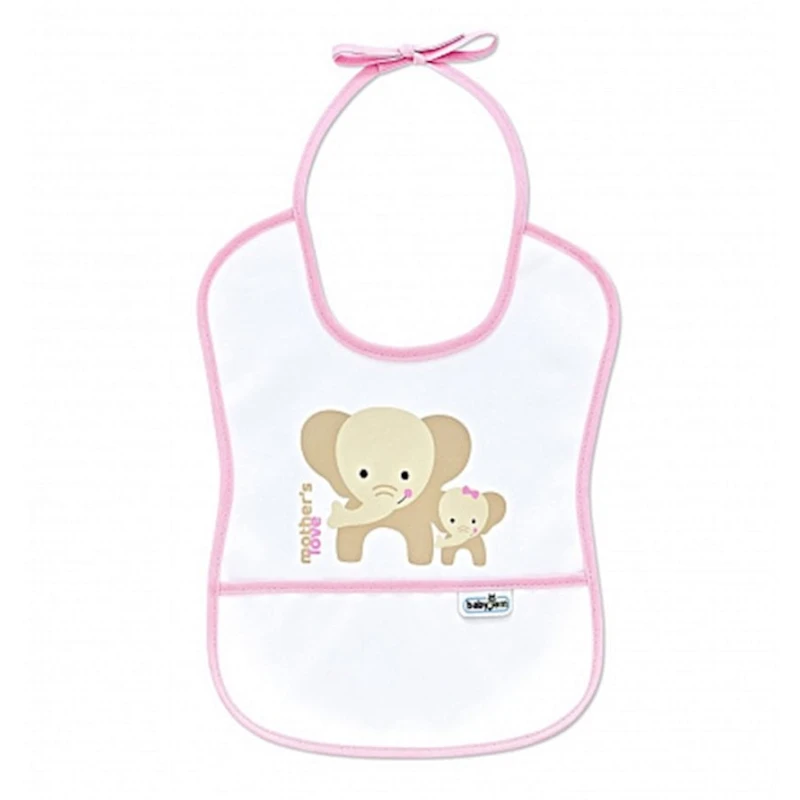 Слюнявчик Babyjem Mothers Love, розовый Слюнявчик Babyjem Mothers Love, розовый