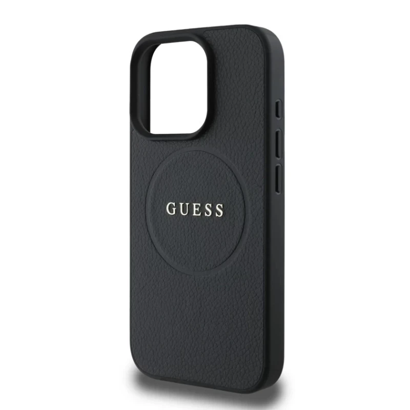Чехол Guess 4G Grained MagSafe для Apple iPhone 16 Pro Max Black - 3666339303532 Чехол Guess 4G Grained MagSafe для Apple iPhone 16 Pro Max Black - 3666339303532