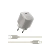 Сетевое зарядное устройство Wiwu Jello 20W GaN Charger Sets Wi-U016 C-L, EU Plug