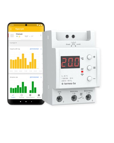 İsti döşəmə üçün termostat Terneo BX Wifi