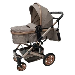 Детская коляска V6, коричневая
