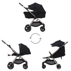 Uşaq arabası Anex IQ Smoky, qara