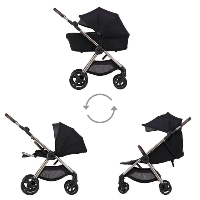 Коляска Anex IQ Smoky, черная