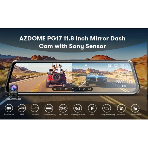 Видеорегистратор Azdome PG17 2-камерный - 6973888261518 Видеорегистратор Azdome PG17 2-камерный - 6973888261518