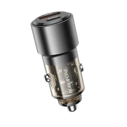 Автомобильное зарядное устройство Borofone BZ20A Black (6941991101625)