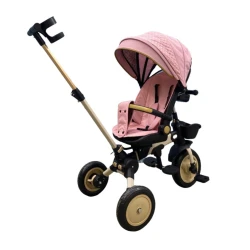 Трехколесная коляска azr812, розовая