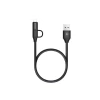 Кабель USB Baseus USB Cable to Lightning+microUSB Yiven 1 м Black (CAMLYW-01)