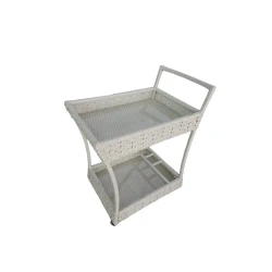 Садовый стол Zili Rattan, 55x76x85 см, белый Садовый стол Zili Rattan, 55x76x85 см, белый