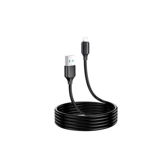 Kabel USB Jomol S-O12AUL-9 Lightning, qara