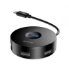 USB HUB Baseus Round Box HUB Adapter Type-C to USB 3.0, 0.25 м, Черный USB HUB Baseus Round Box HUB Adapter Type-C to USB 3.0, 0.25 м, Черный